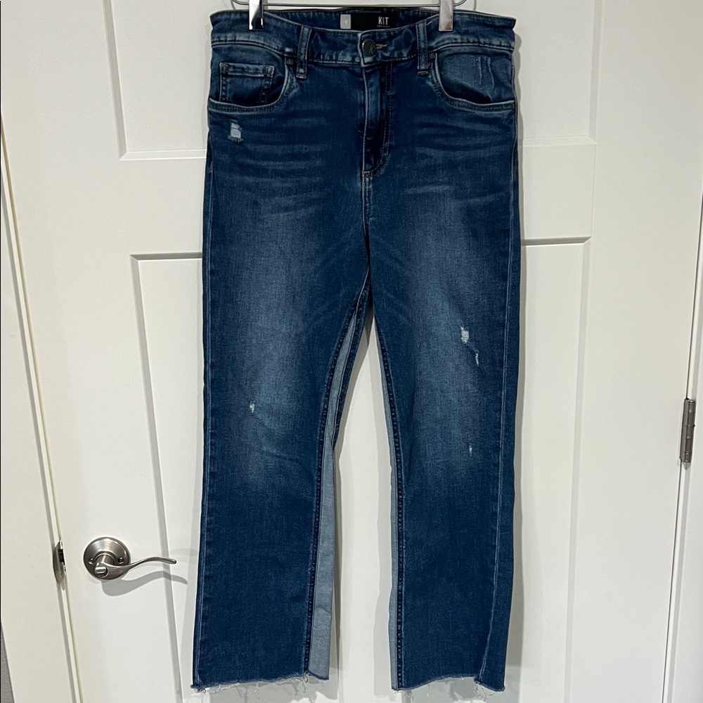 Kut from the Kloth Cropped Straight Leg Jeans Sz 6